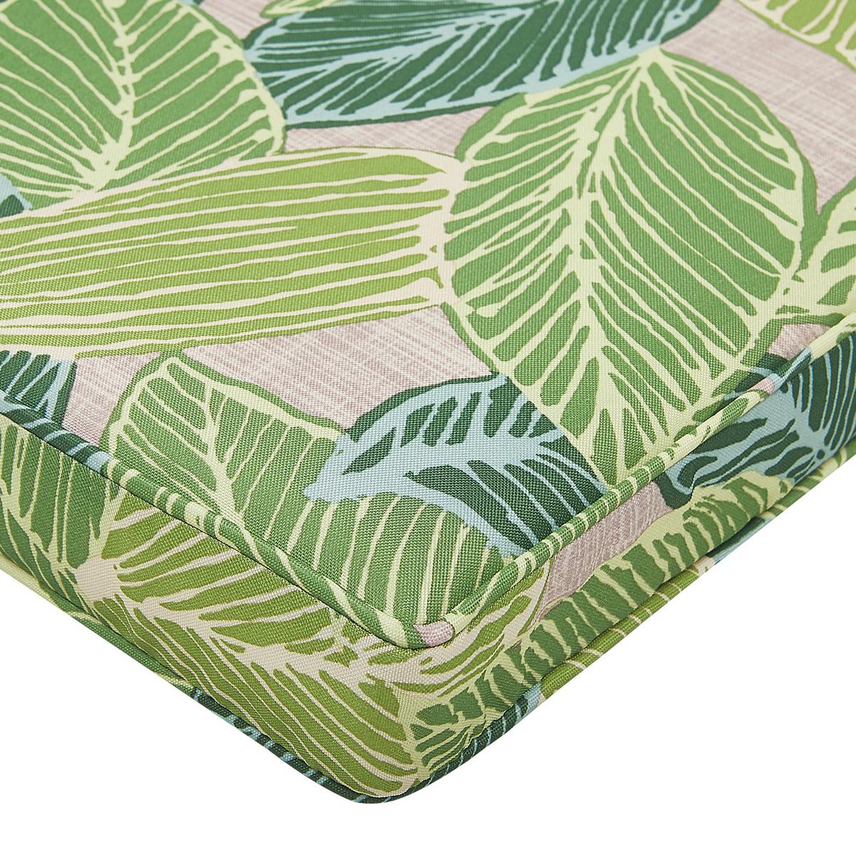 GARTENSTUHLKISSEN 8er-Set Hellgrün 46/46 cm Sassari - Beige/Hellgrün, Textil (46/5/46cm) - Beliani