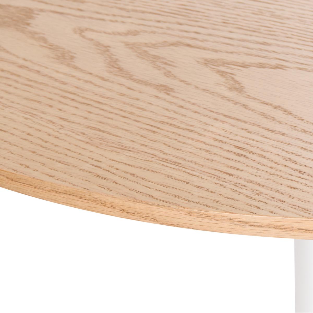ESSTISCH Helle Eiche 90/90 cm Tino - Hellbraun, Holzwerkstoff (90/90/76cm) - Beliani
