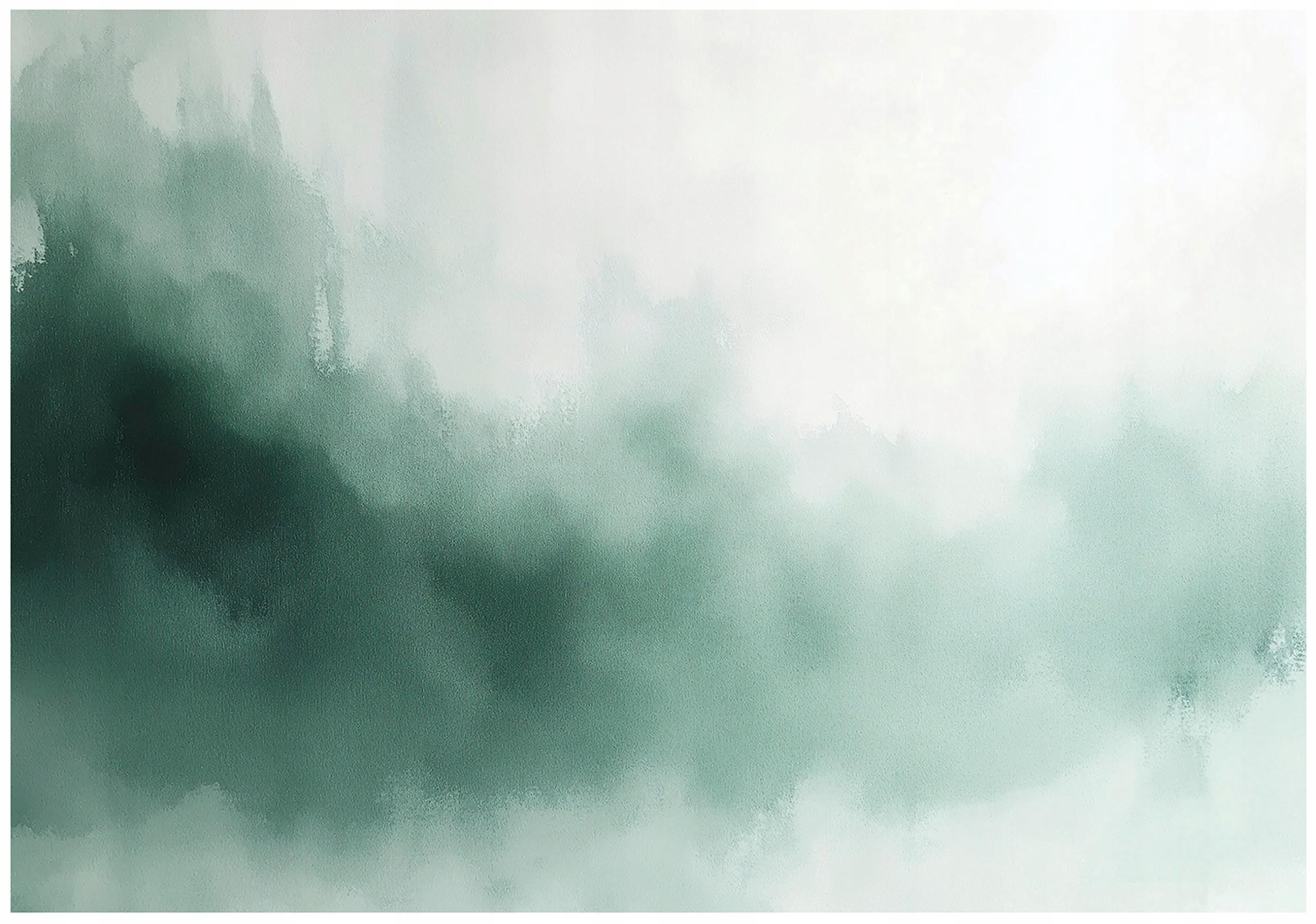 FOTOTAPETE Grün Abstrakt Wohnzimmer Vlies Tapete 150x105 - Multicolor, Papier (150/105cm) - Wallarena