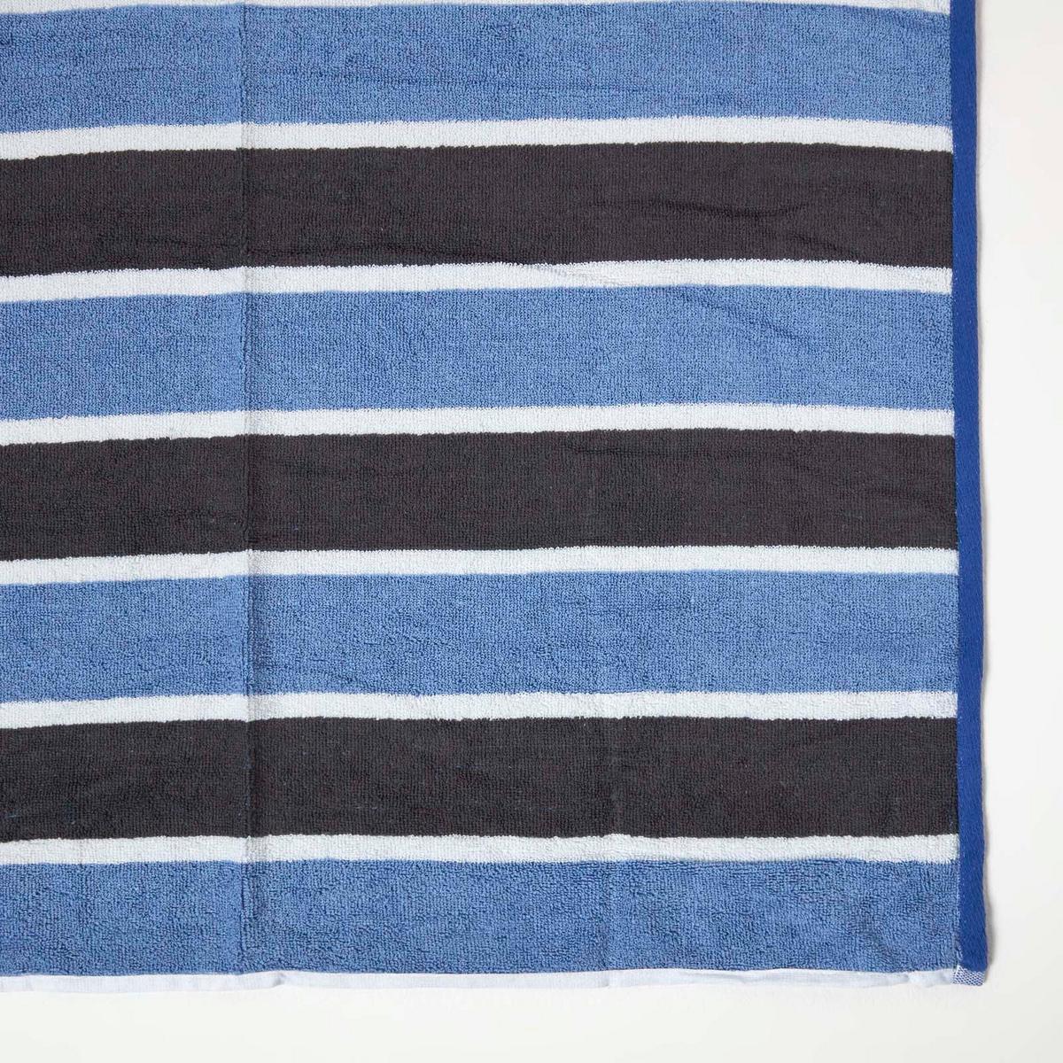 STRANDLAKEN Streifen blau 90/180 cm - Blau, Textil (90/180cm) - Homescapes