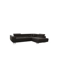 ECKSOFA Carmelo In Nova - Anthrazit, Holzwerkstoff/Textil (275/202cm) - Fun Möbel