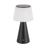 TISCHLEUCHTE Scheiner 13/23.9/13 cm - Schwarz, Metall (13/13/23.9cm) - ZMH