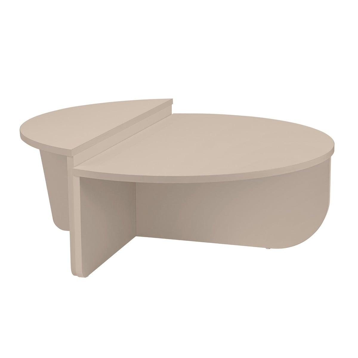 COUCHTISCH (2er-Set) orion 90/90/35 cm - Kaschmir, Holzwerkstoff (9.5/90/35cm) - Calicosy