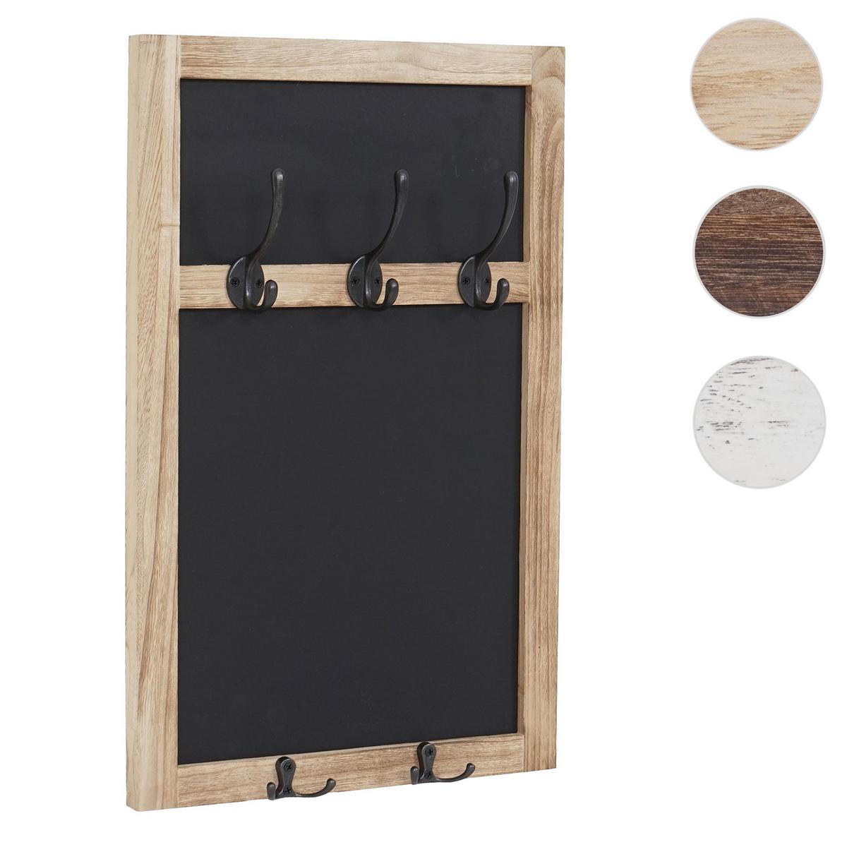 WANDGARDEROBE MIT KREIDETAFEL Braun - Braun, Holz (34/55/7cm) - MCW