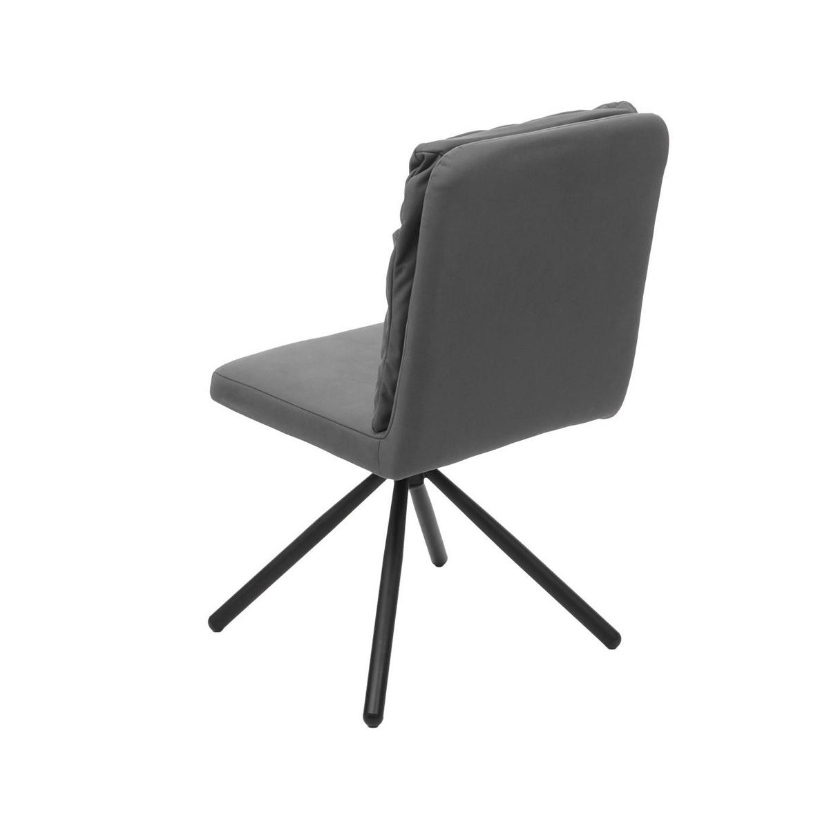 ESSZIMMERSTUHL Grau - Grau, Textil (50/90/65cm) - MCW