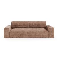 SOFA Fabio 3 Sitzplätze Hellbraun - Braun, Holz (260/82/102cm) - Petits-meubles