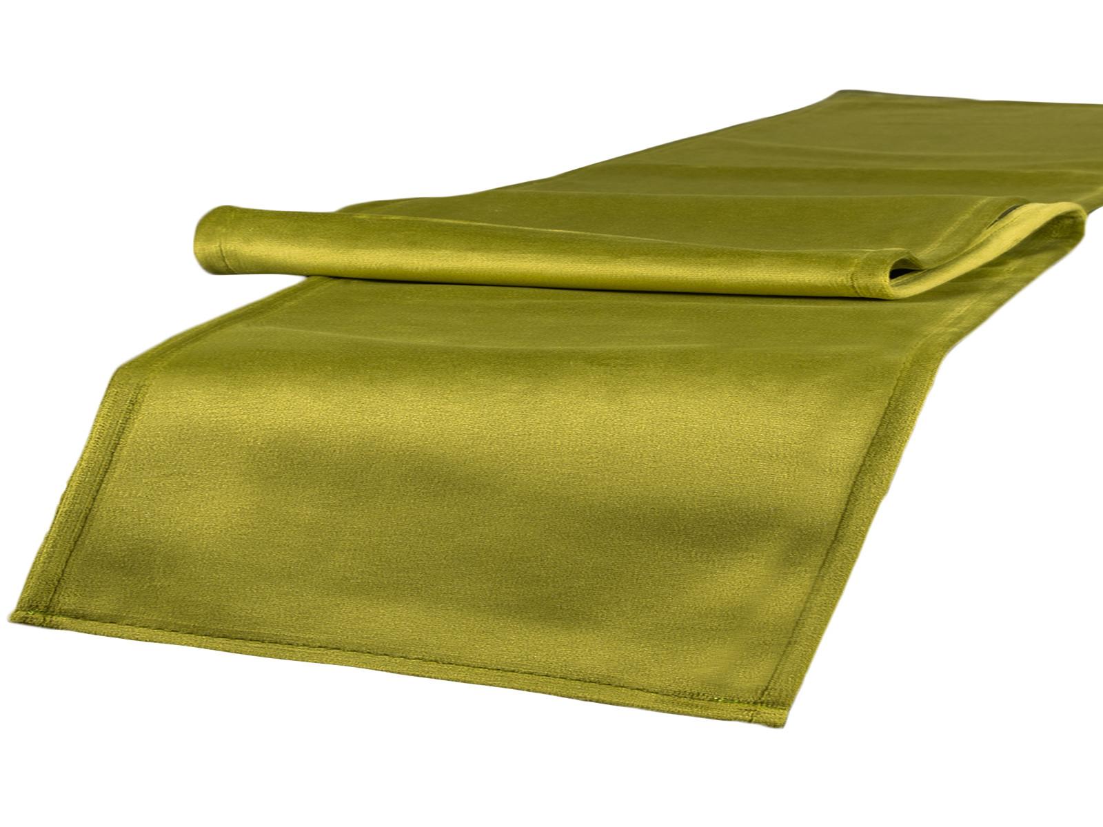 XL-TISCHLÄUFER Samt&Sonders mai-grün 220/40 cm - Olivgrün/Grün, Textil (40/220cm) - beties Heimtextil