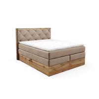 BOXSPRINGBETT Navel - Beige, Holzwerkstoff/Textil (200/200cm) - Fun Möbel
