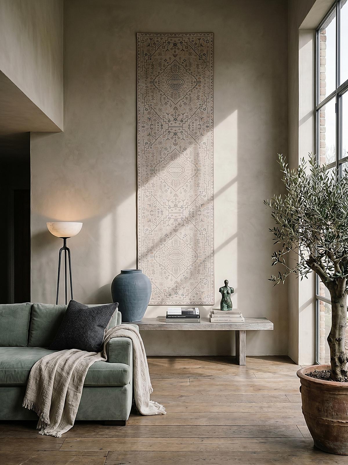 TEPPICH Waschbar HURST, orientalisch mit Medaillon, Beige, 60 x 230 cm - Beige, Textil (230/60cm) - KADIMA DESIGN