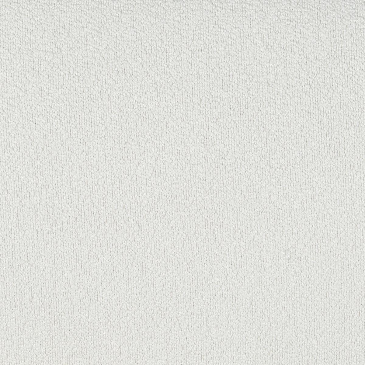 OTTOMANE Weiß Holt - Weiß/Braun, Textil (112/44/67cm) - Beliani