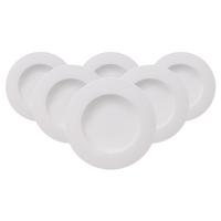 SUPPENTELLER White Pearl weiß ø 24,8 cm 6er Set - Weiß, Keramik (24.8cm) - Villeroy & Boch