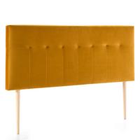 KOPFTEIL 140x100 cm Napoles Senf - Dunkelgelb, Textil (8/100/140cm) - VS Venta-stock