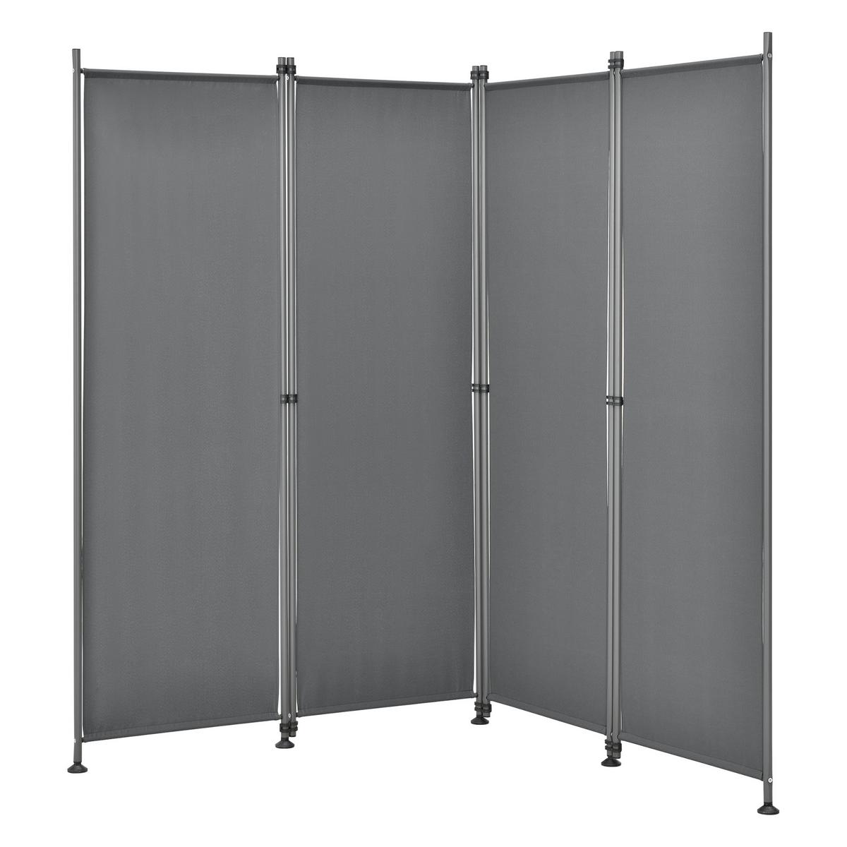 SICHTSCHUTZ Modica - Grau, Textil/Metall (215/170cm) - pro.tec