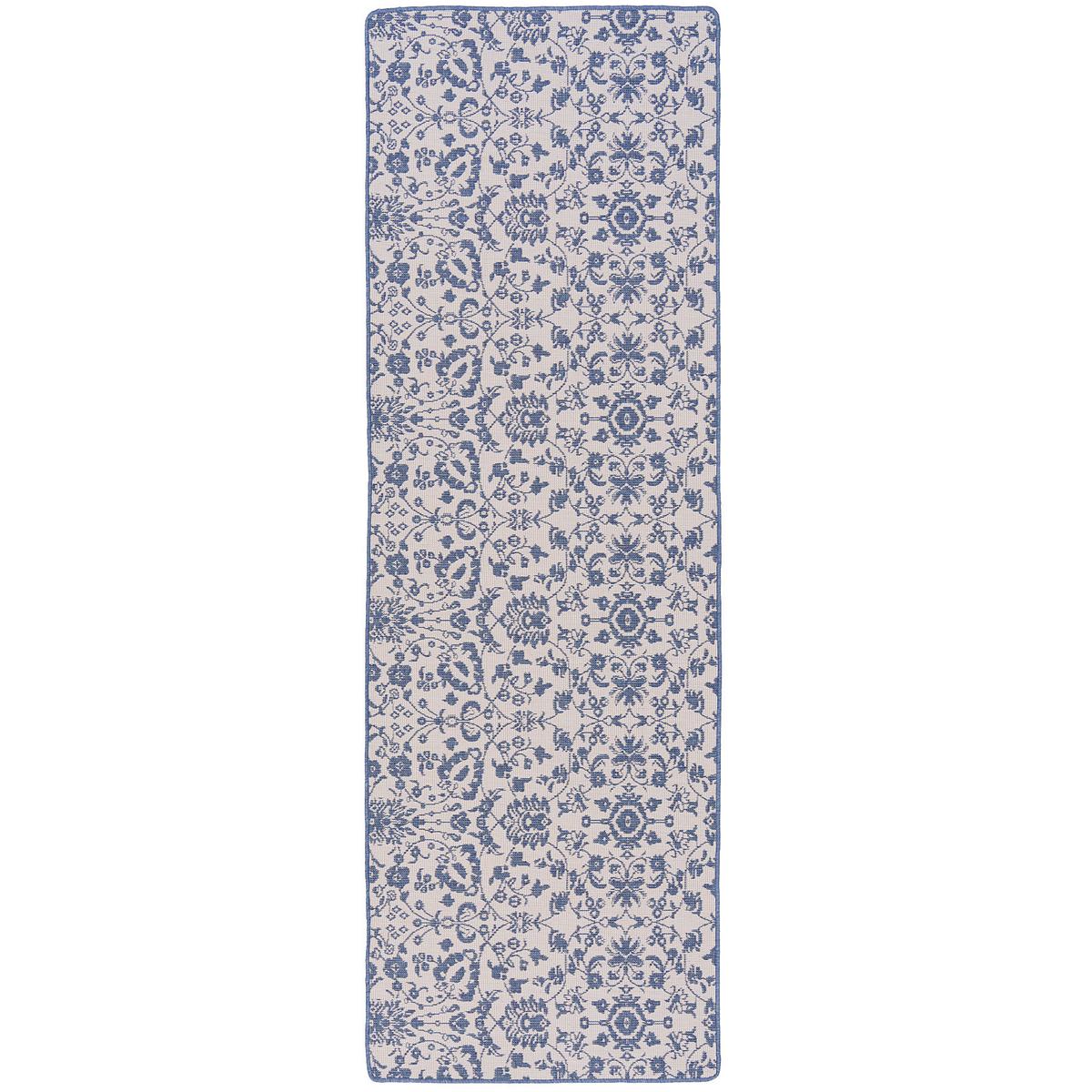 IN- UND OUTDOOR TEPPICH LÄUFER BEIDSEITIG NEWPORT - Creme, Textil (100/400cm) - Snapstyle