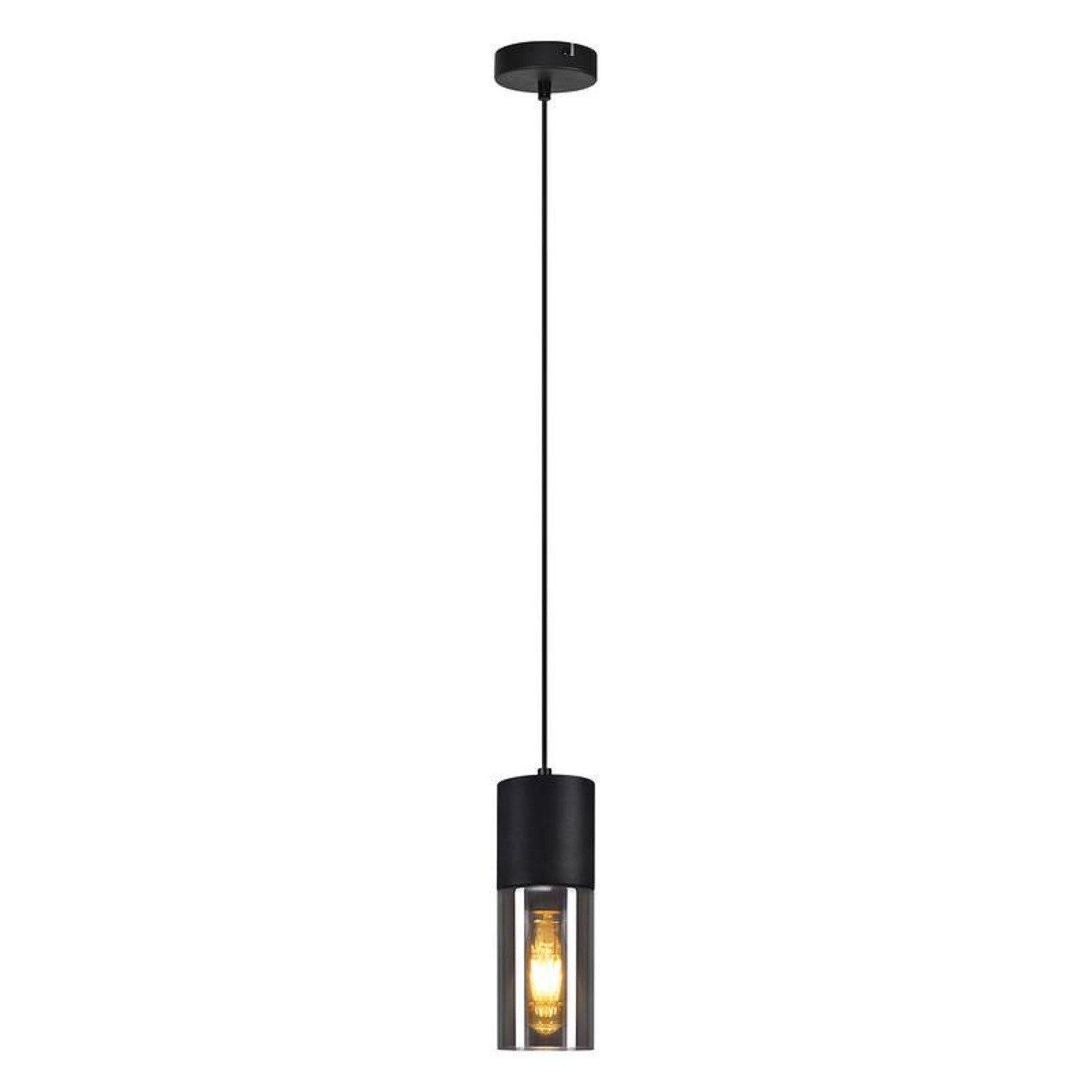 PENDELLEUCHTE Kaelisynn 10/10/30 cm - Schwarz, Metall (10/10/30cm) - ZMH