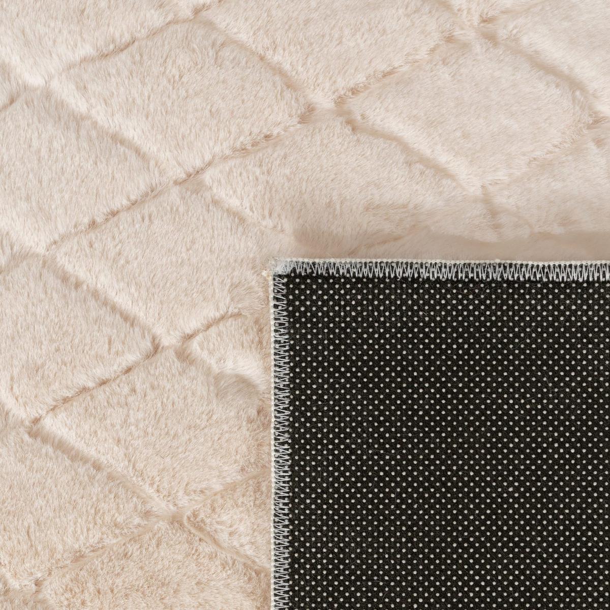 HOCHFLORTEPPICH, mit Struktur, Florhöhe 22 mm, Creme, 80 x 150 cm - Beige, Textil (150/80cm) - KADIMA DESIGN