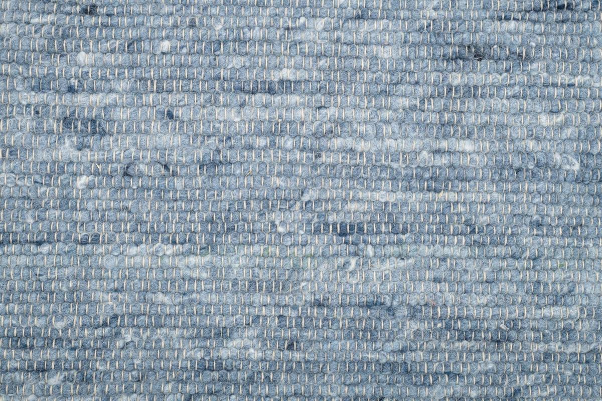 HANDWEBTEPPICH Alm-Freude 60x90 cm - Blau, Textil (60/90cm) - THEKO