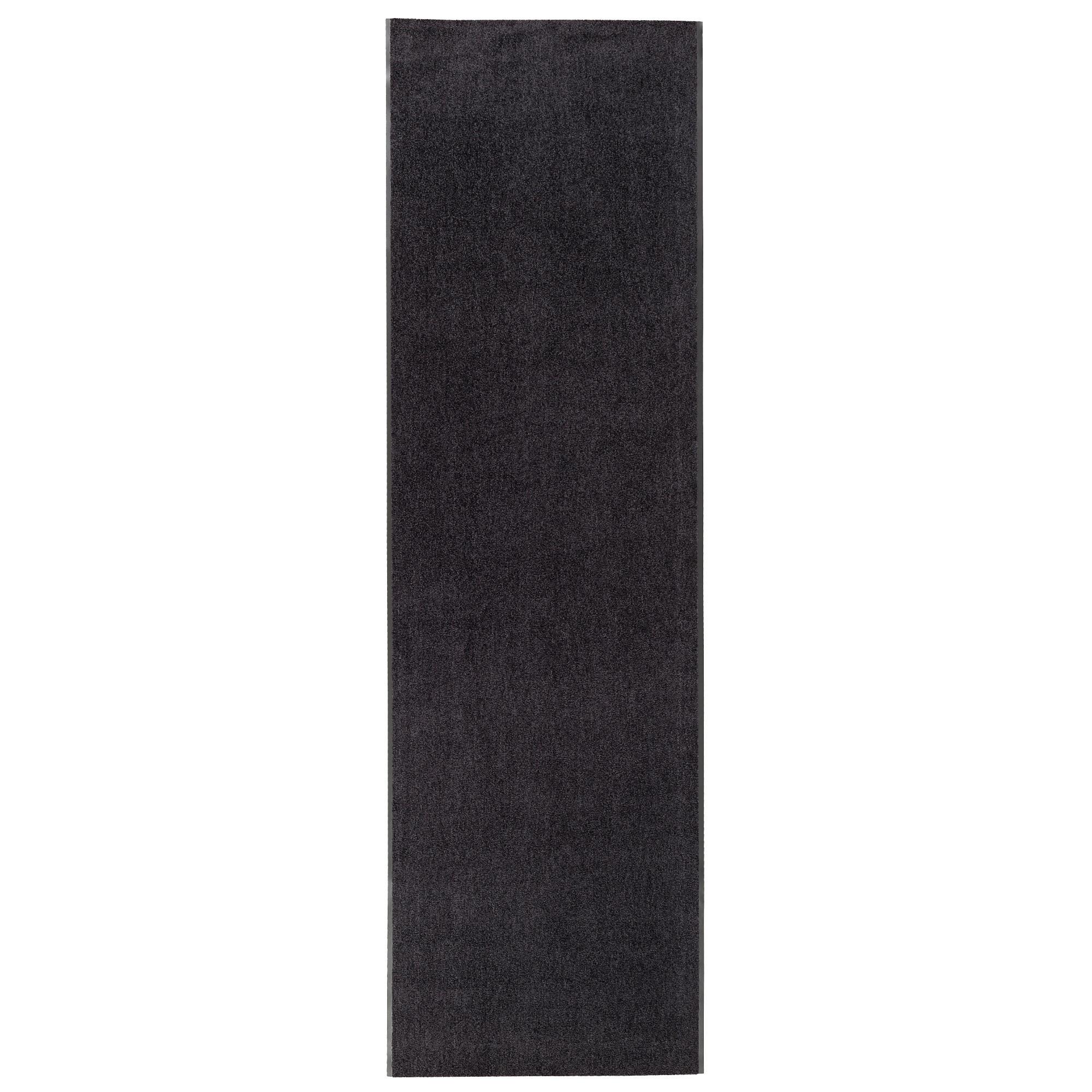 LÄUFER PROPER TEX UNI - Schwarz, Textil (90/1000cm) - Snapstyle