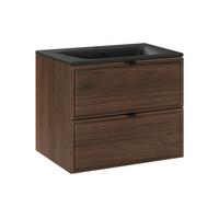 WASCHTISCH 61cm Elias Dunkles Holz - Braun, Holzwerkstoff (61/50/46cm) - Petits-meubles