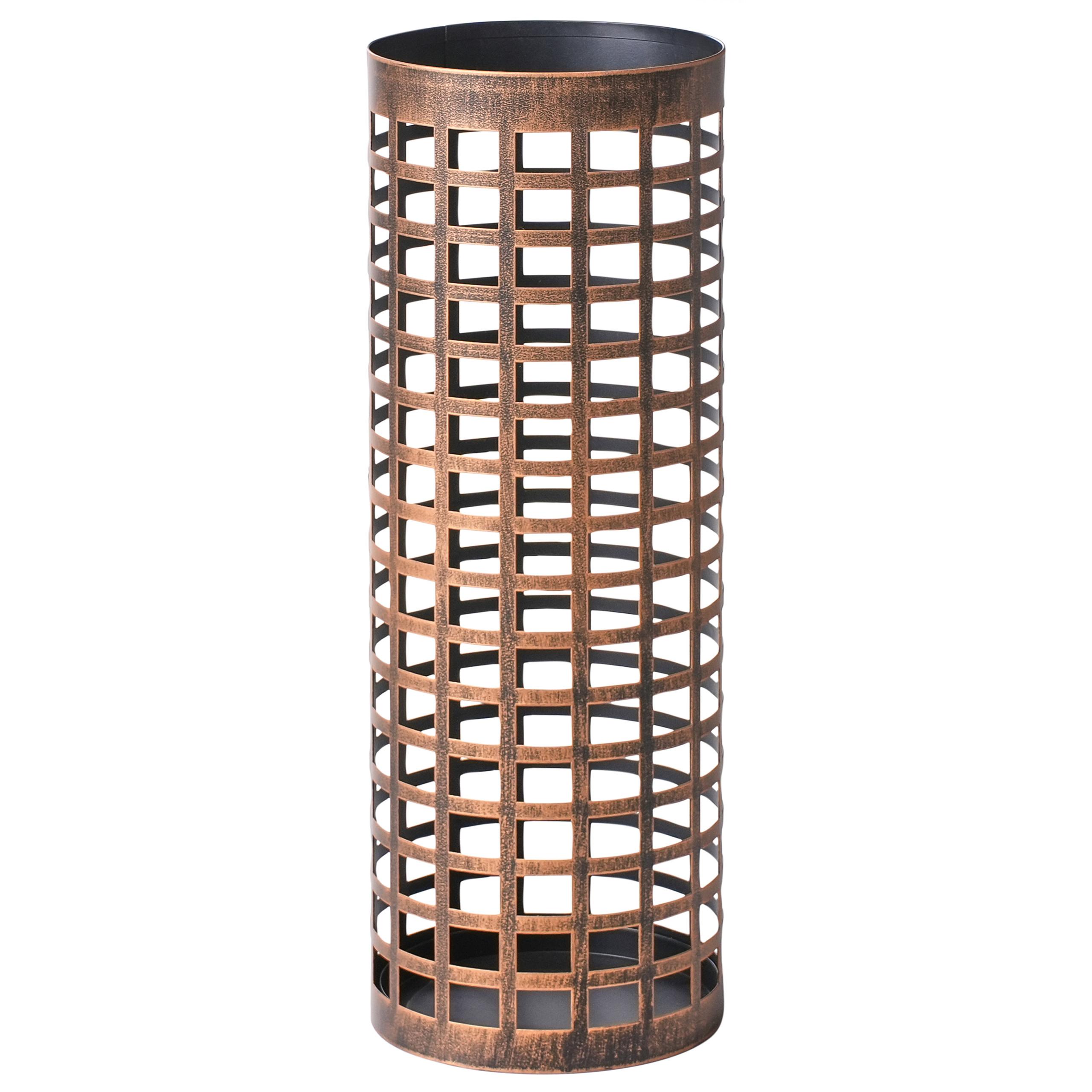 SCHIRMSTÄNDER Metall Kupfer Malabo - Kupferfarben, Metall (21/58/21cm) - Beliani