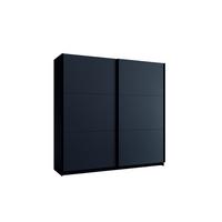 KLEIDERSCHRANK Graphit 201/207/55 - Graphitfarben, Holzwerkstoff (201/207/55cm) - RAUMHIRSCH FURNITURE