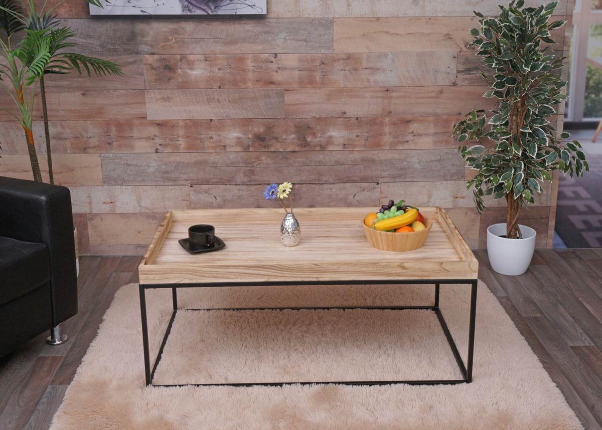 COUCHTISCH rechteckig Braun - Braun, Holz (60/110/46cm) - MCW
