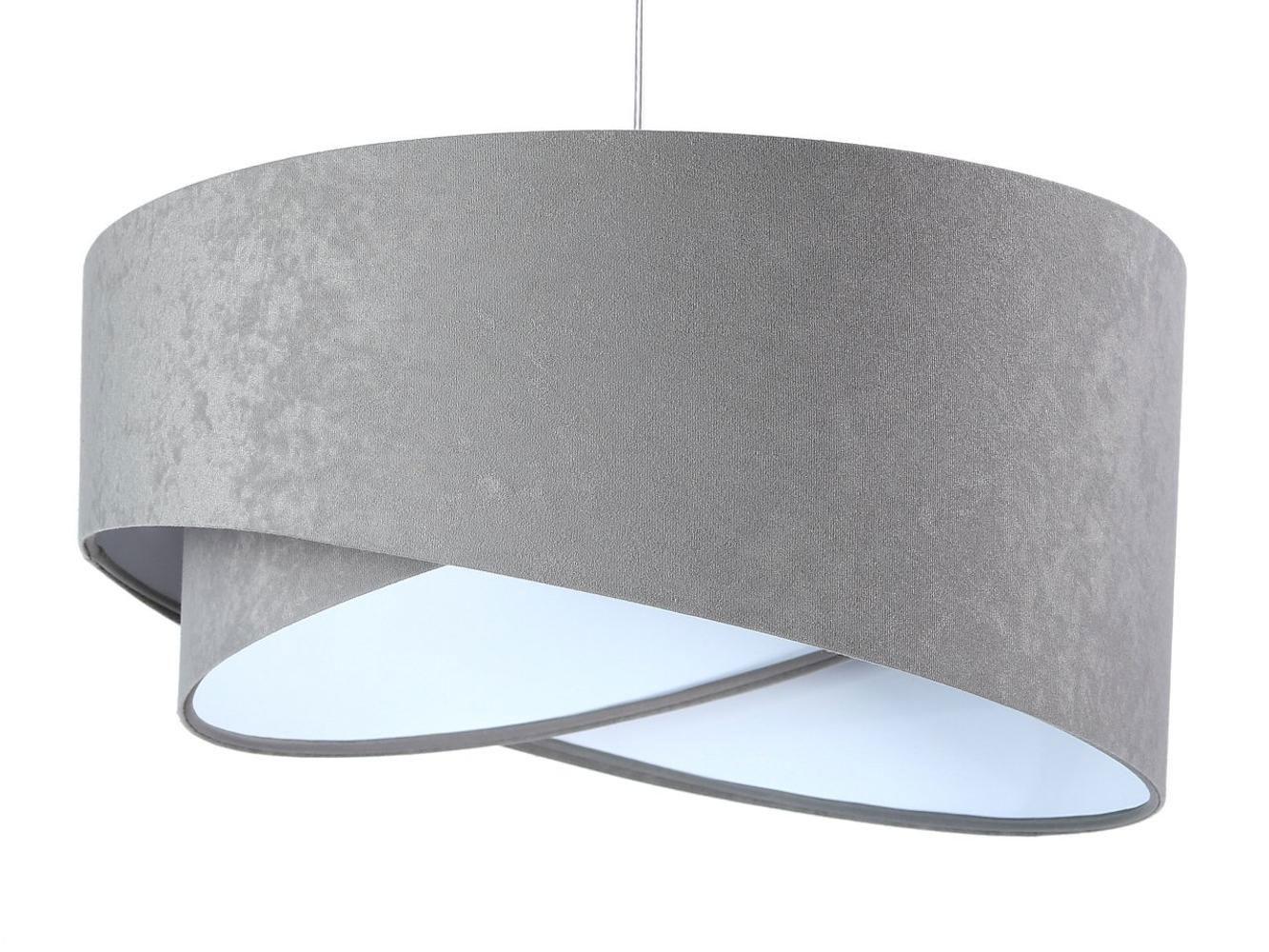 HÄNGELEUCHTE Grau 50/23 cm - Weiß, Kunststoff (50/1.3/23cm) - ONZENO