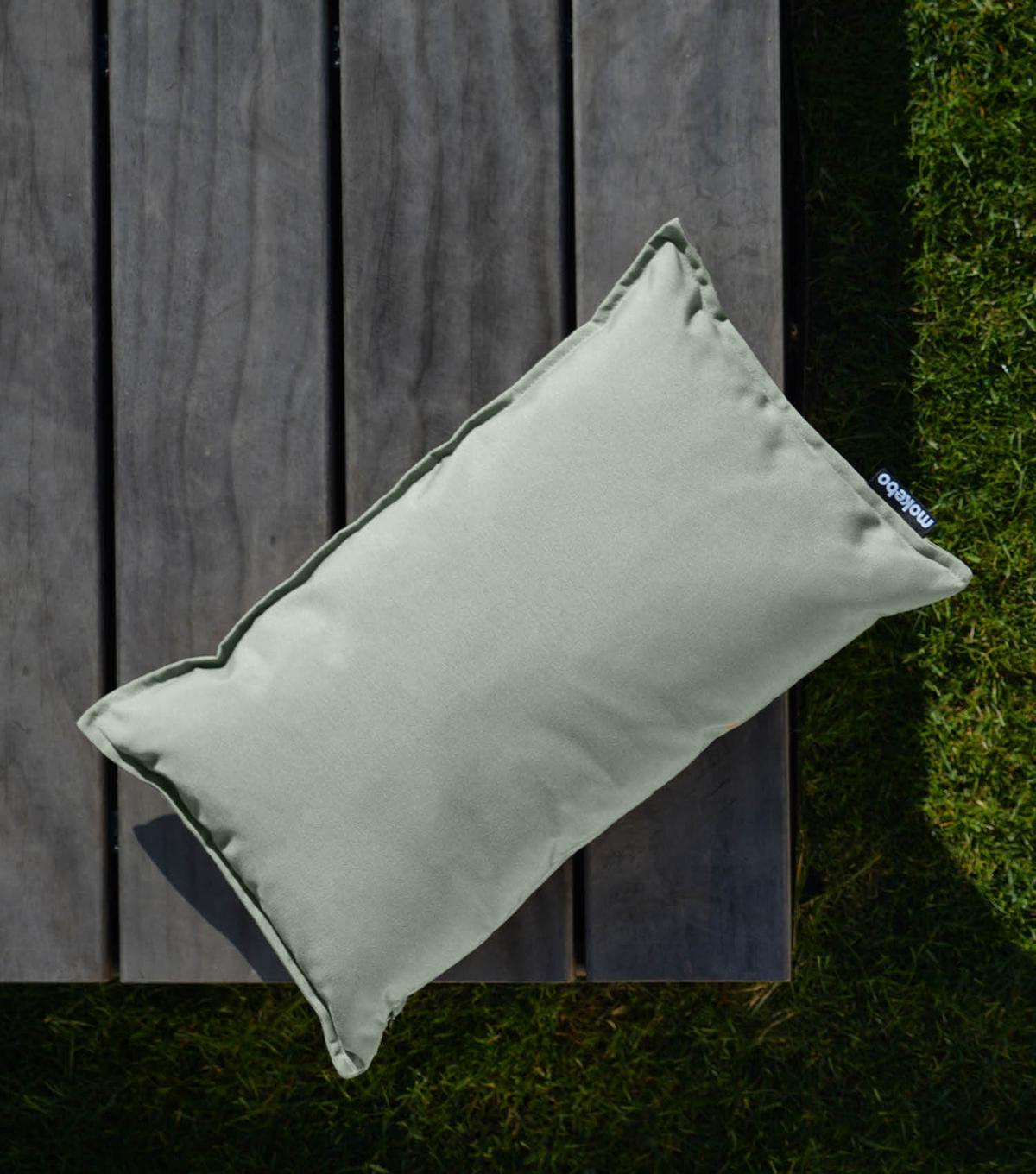 KISSENHÜLLEN SET Das Ruhepolster 2er-Set - Hellgrün, Textil (50/1.5cm) - Mokebo