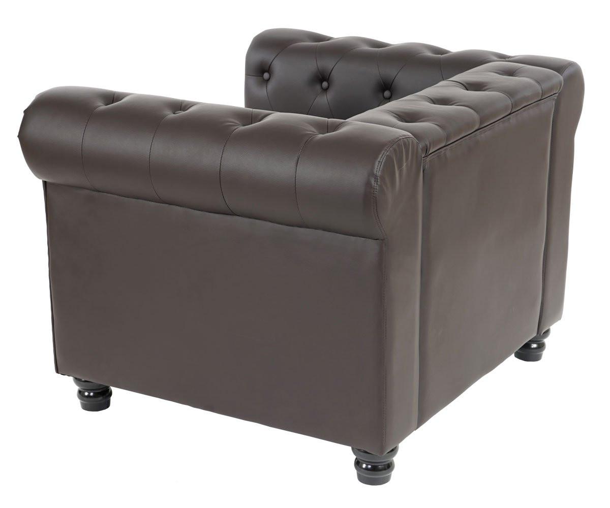 RELAXSESSEL RUNDE FÜßE Braun - Braun, Textil (109/74/90cm) - MCW