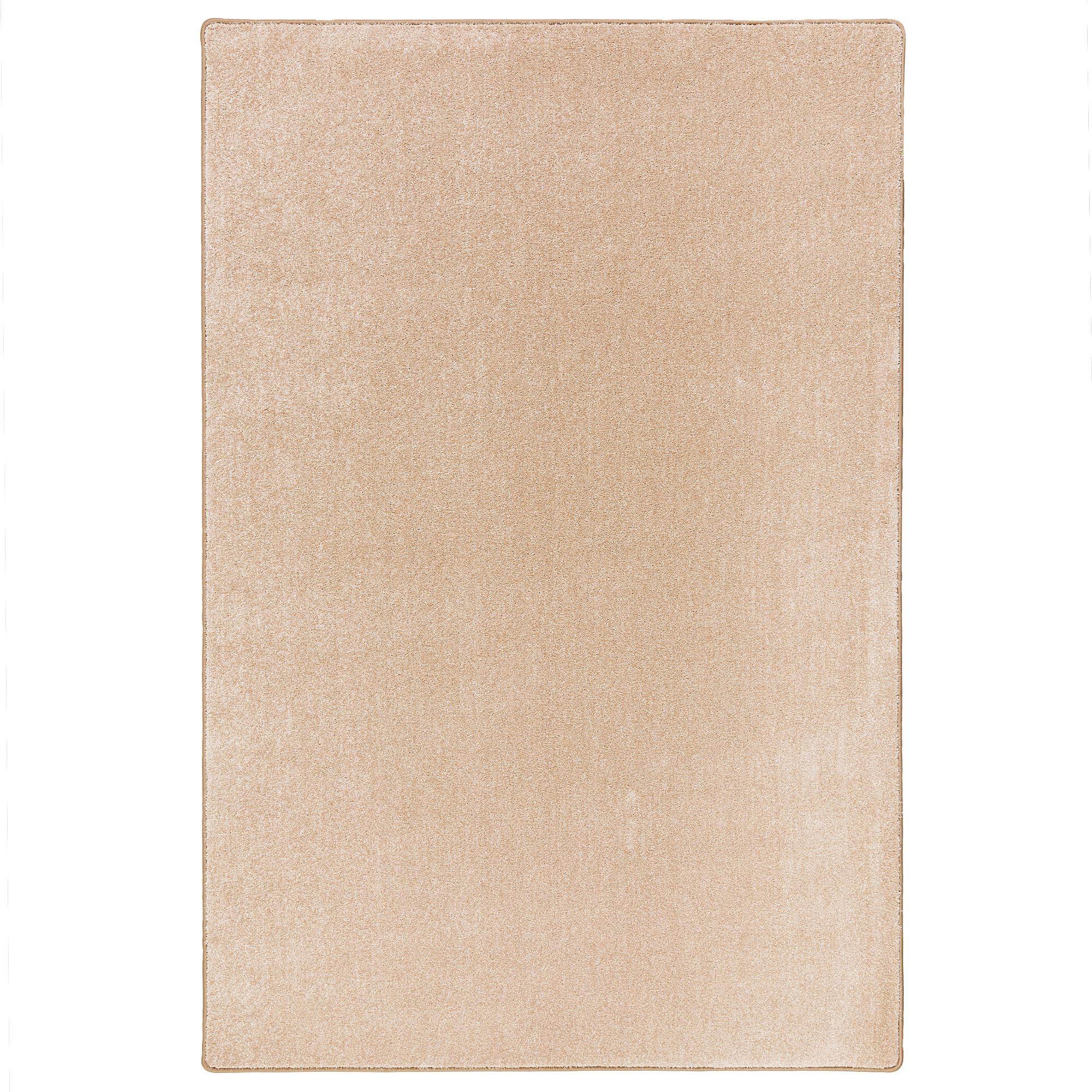 HOCHFLOR VELOURS TEPPICH LUNA - Beige, Textil (133/133cm) - Snapstyle