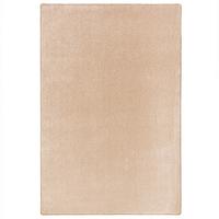 HOCHFLOR VELOURS TEPPICH LUNA - Beige, Textil (133/133cm) - Snapstyle