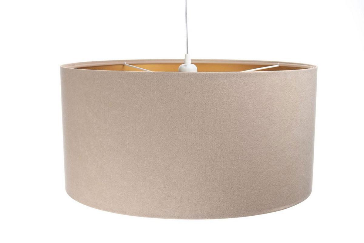 HÄNGELEUCHTE Gold 30/20 cm - Beige/Goldfarben, Kunststoff (30/0.45/20cm) - ONZENO