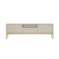 LOWBOARD Austin II 33/56,4/175 cm - Kaschmir/Goldfarben, Holzwerkstoff (33/56/175cm) - RAUMHIRSCH FURNITURE