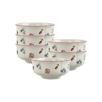 DESSERTSCHALEN Petite Fleur weiß ø 11,7 cm 6er Set - Weiß, Keramik (11.7cm) - Villeroy & Boch