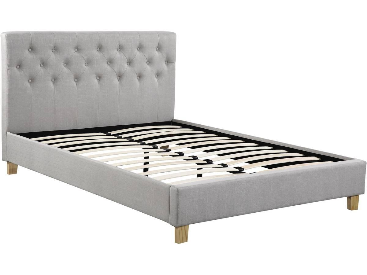 BETT emmy beige - Beige, Textil (200/160cm) - Habitat Garten