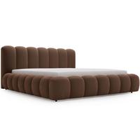 POLSTERBETT Averia 140x200 Braun - Braun, Textil (140/200cm) - Graingold