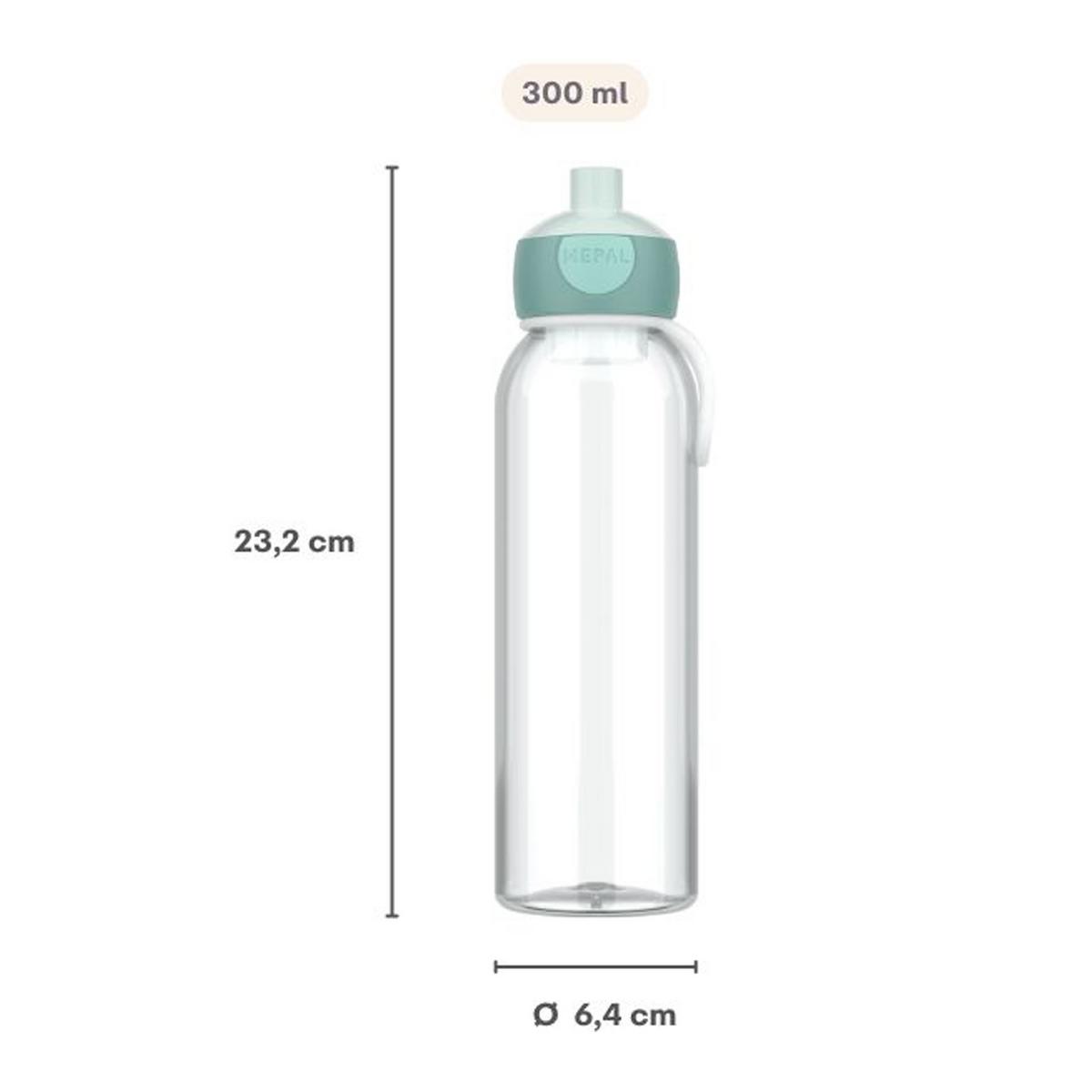 WASSERFLASCHE POP-UP Campus 2025 Cool Mint 500 ml - Mintgrün, Kunststoff (0.5L) - Mepal