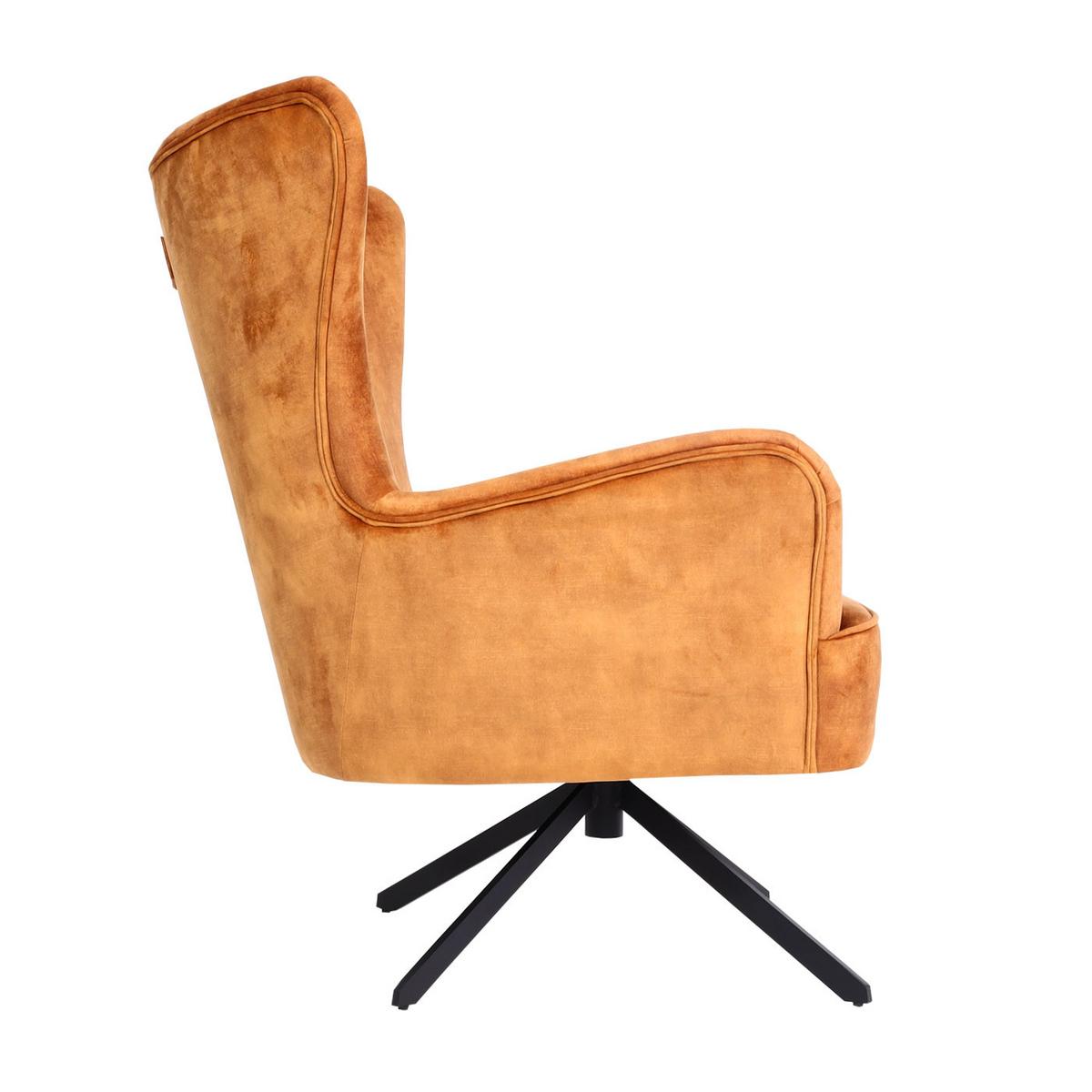 LOUNGE-SESSEL Braun - Braun, Textil (75/99/65cm) - MCW
