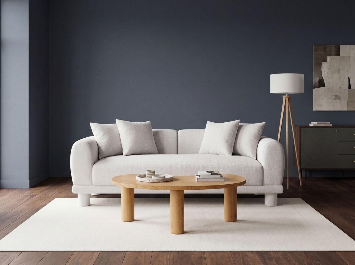 3-SITZER-SOFA Stoff Hellgrau Pori - Hellgrau, Textil (202/74/93cm) - Beliani