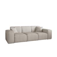 SOFA Celes Premium 3-sitzer Stoff Scala - Beige, Holzwerkstoff/Textil (225/73/88cm) - Fun Möbel
