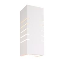 WANDLEUCHTE Maruska - Weiß, Stein (24.5/9/9.5cm) - Nettlife