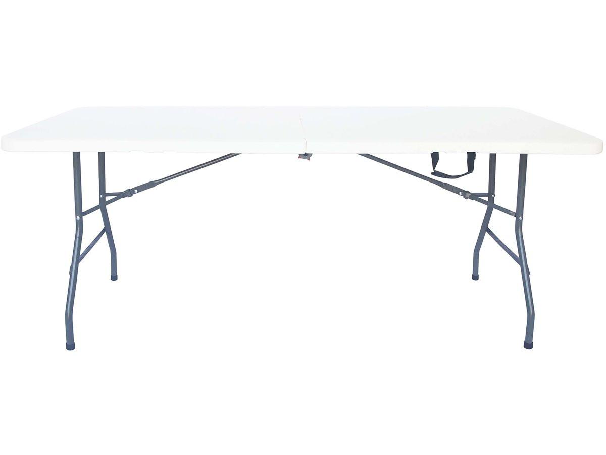 GARTENTISCH foldy weiss - Weiß, Kunststoff (181/74/74cm) - Habitat Garten