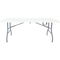 GARTENTISCH foldy weiss - Weiß, Kunststoff (181/74/74cm) - Habitat Garten