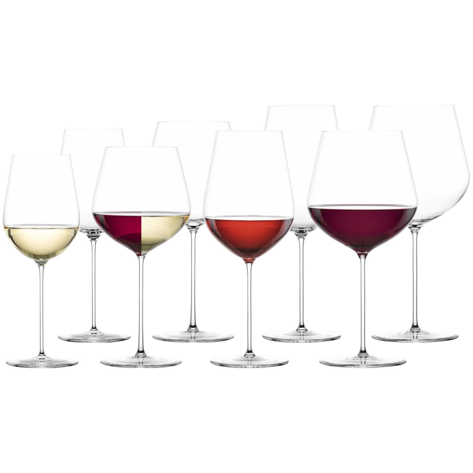 ROTWEIN- UND WEISSWEINGLÄSERSET VUELO transparent 8-tlg. - Transparent, Glas - Zwiesel Glas