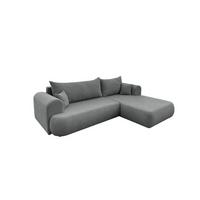 ECKSOFA Anike In Now Or Never - Dunkelgrau, Holzwerkstoff/Textil (260/173cm) - Fun Möbel