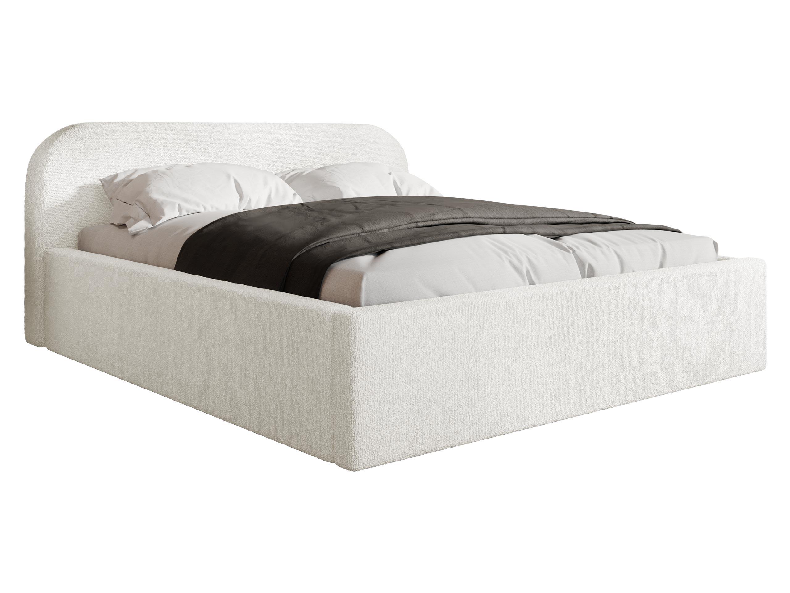 POLSTERBETT Deisin - Creme/Naturfarben, Holz/Holzwerkstoff (160/200cm) - MIRJAN24