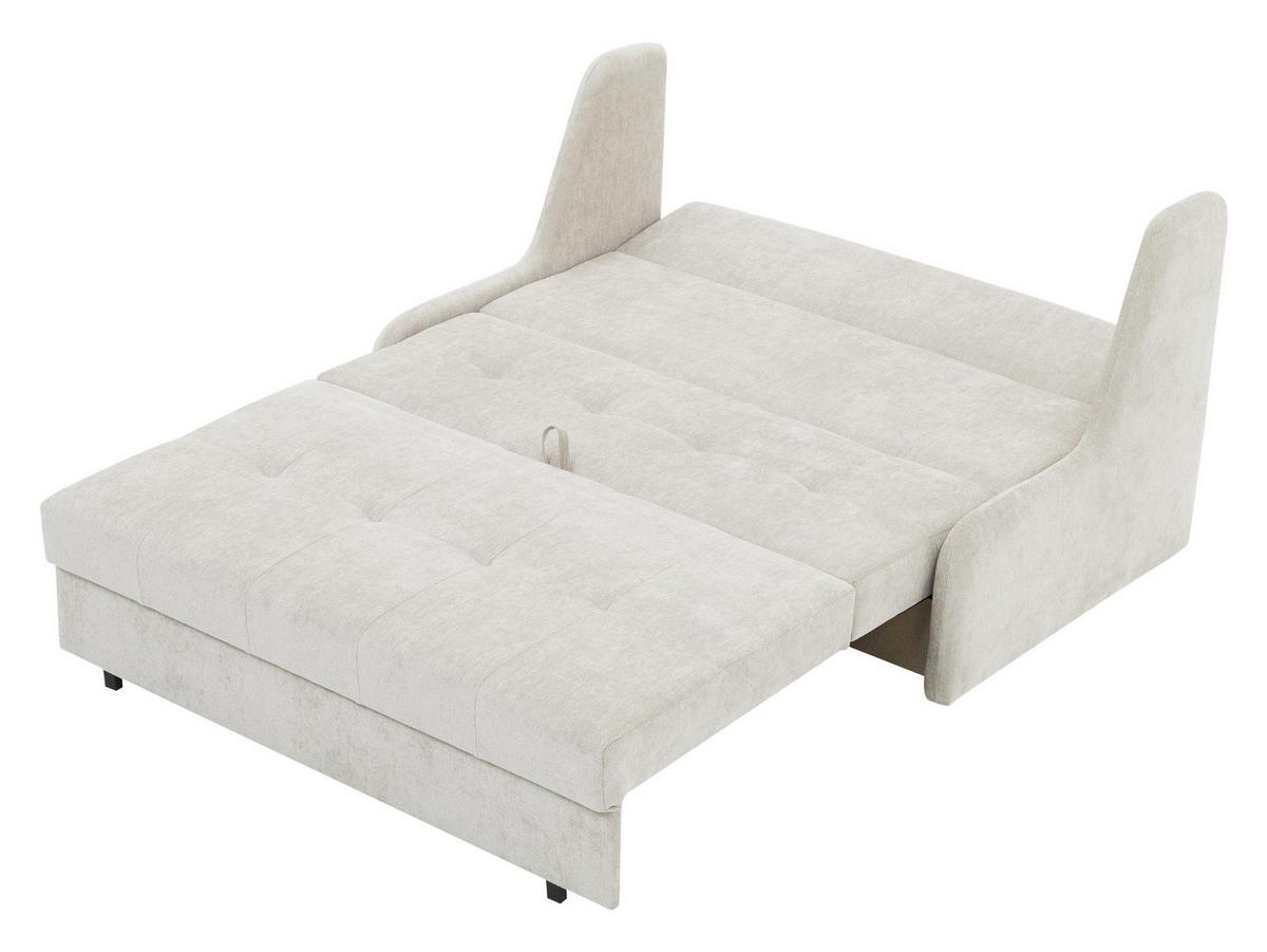 SCHLAFSOFA Viva Elite III - Hellgrau/Schwarz, Holz/Metall (146/85/98cm) - MIRJAN24
