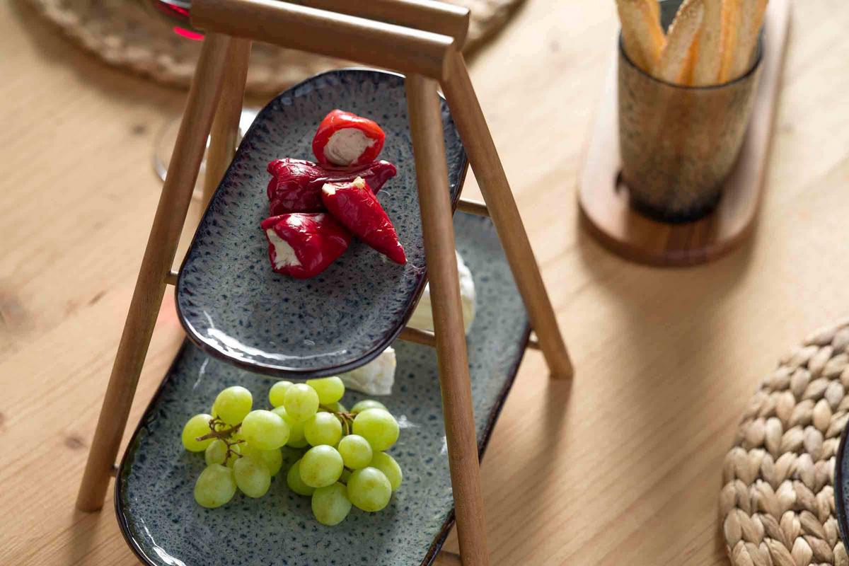ETAGERE Matera anthrazit 31 cm - Anthrazit, Keramik (1/31cm) - Leonardo Living