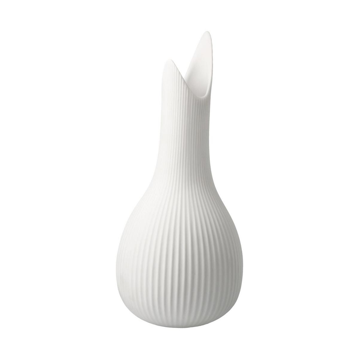 VASE Studio 8 Pure Raindrop weiß 25 cm - Weiß, Keramik (25cm) - Goebel