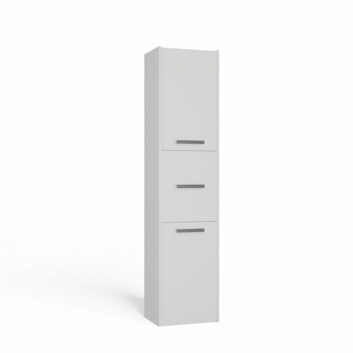 BADEZIMMERSCHRANK Weiß 40/170/30 - Weiß, Holzwerkstoff (40/170/30cm) - RAUMHIRSCH FURNITURE